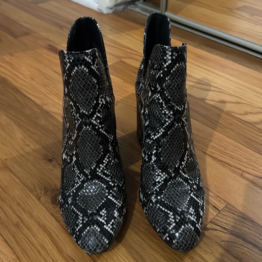 Snake Skin booties!